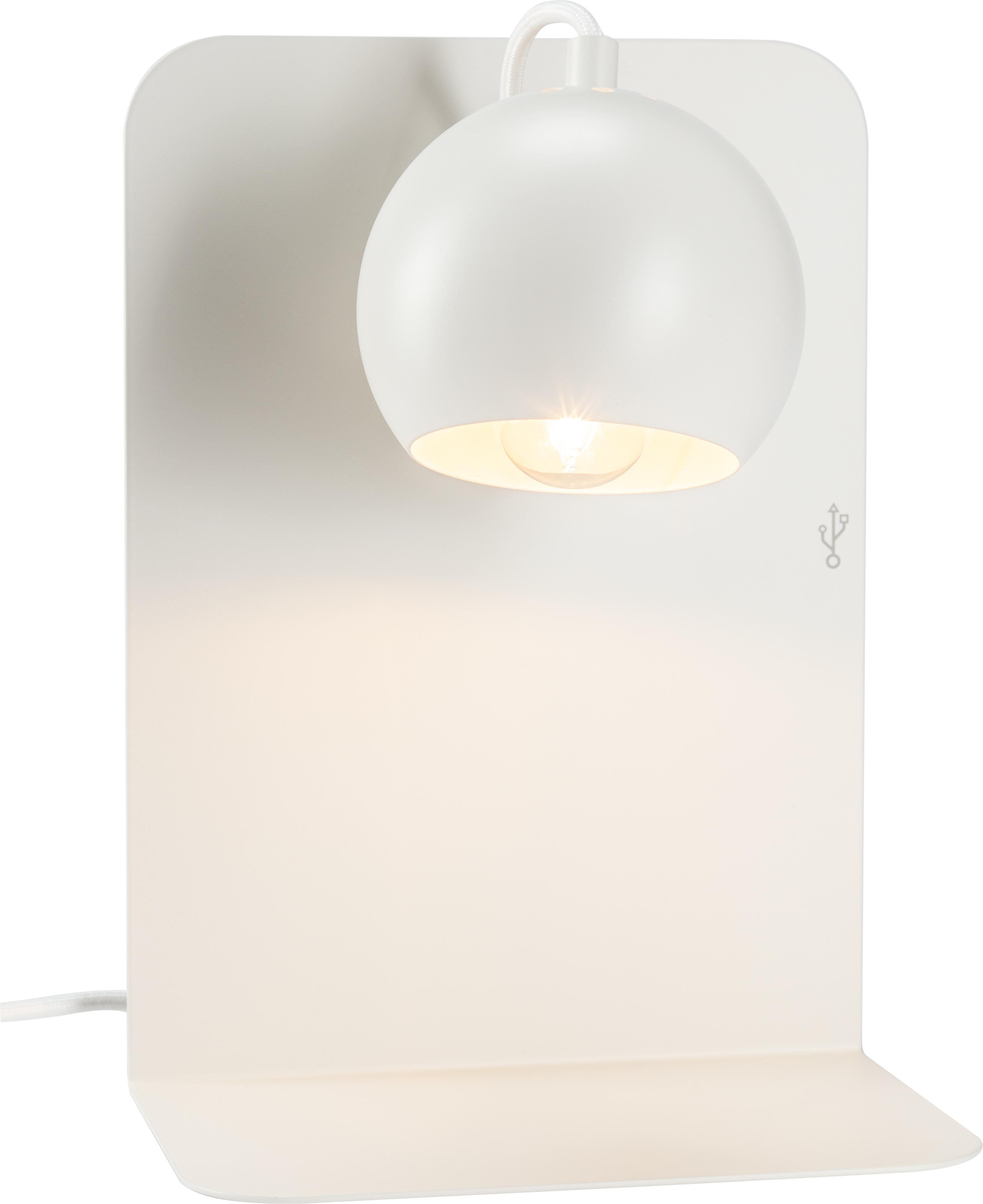 Wall lamp with USB Ball  Frandsen