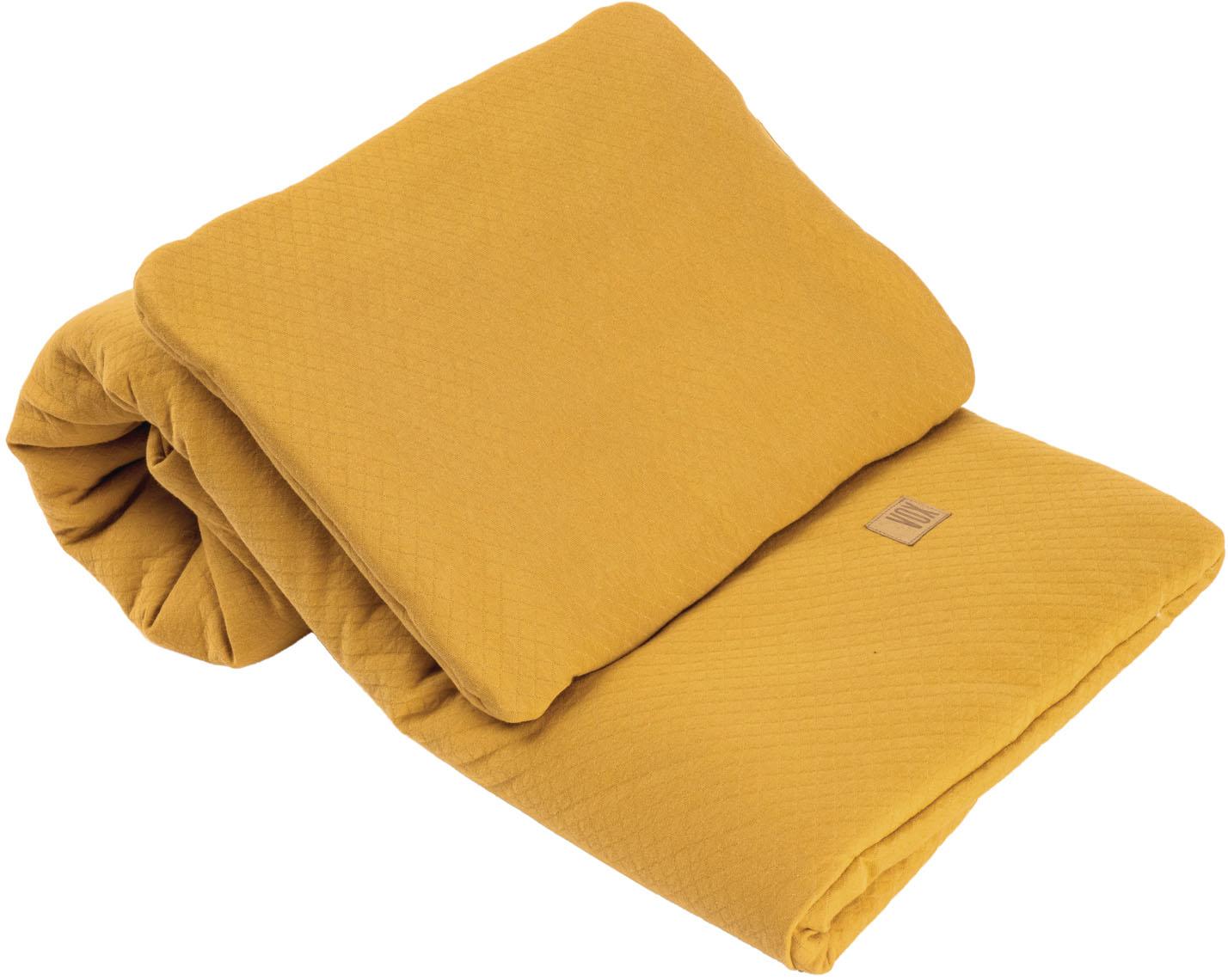 Cotton bedding PURE mustard