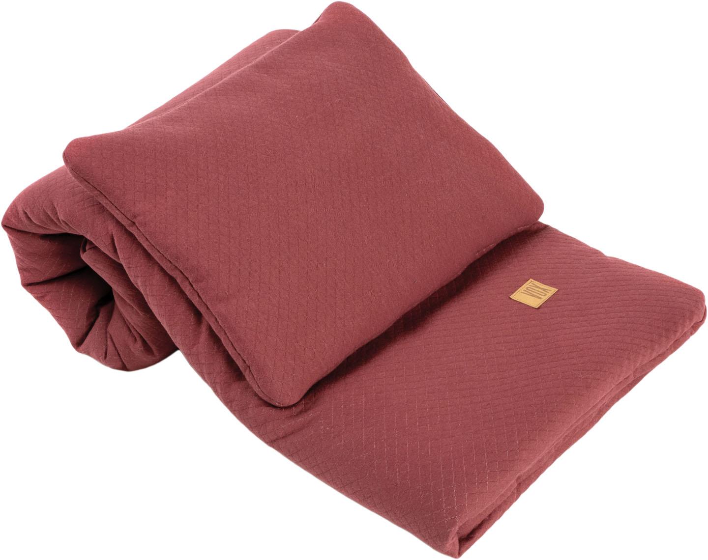 Cotton bedding PURE maroon