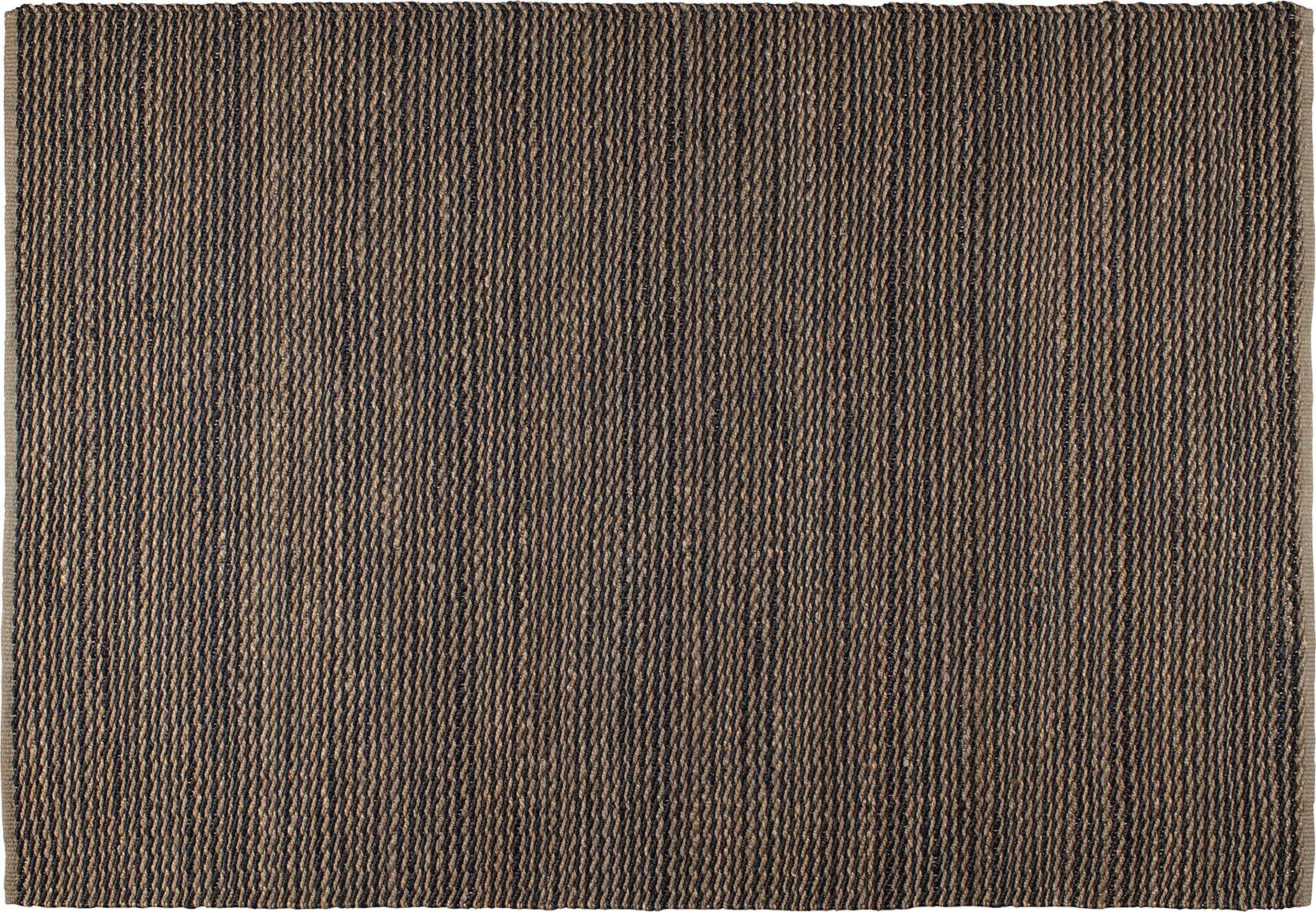 Carpet 170x240 Jute Black