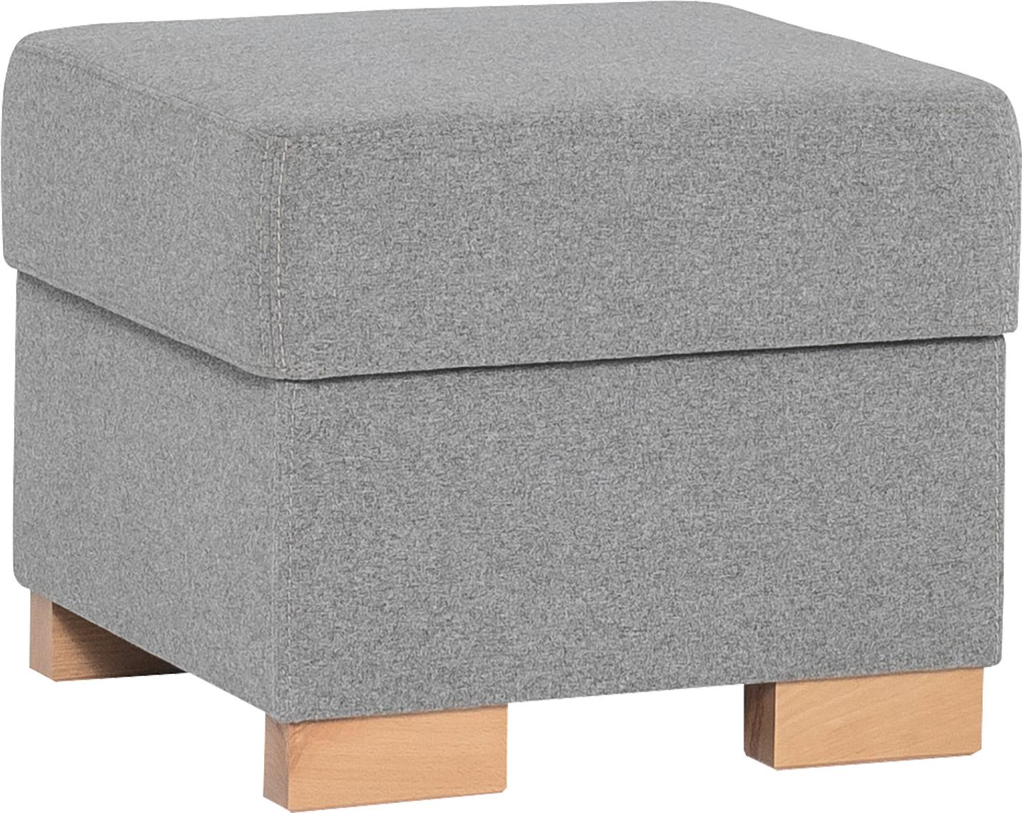 Small pouffe with storage (52x52) Milton