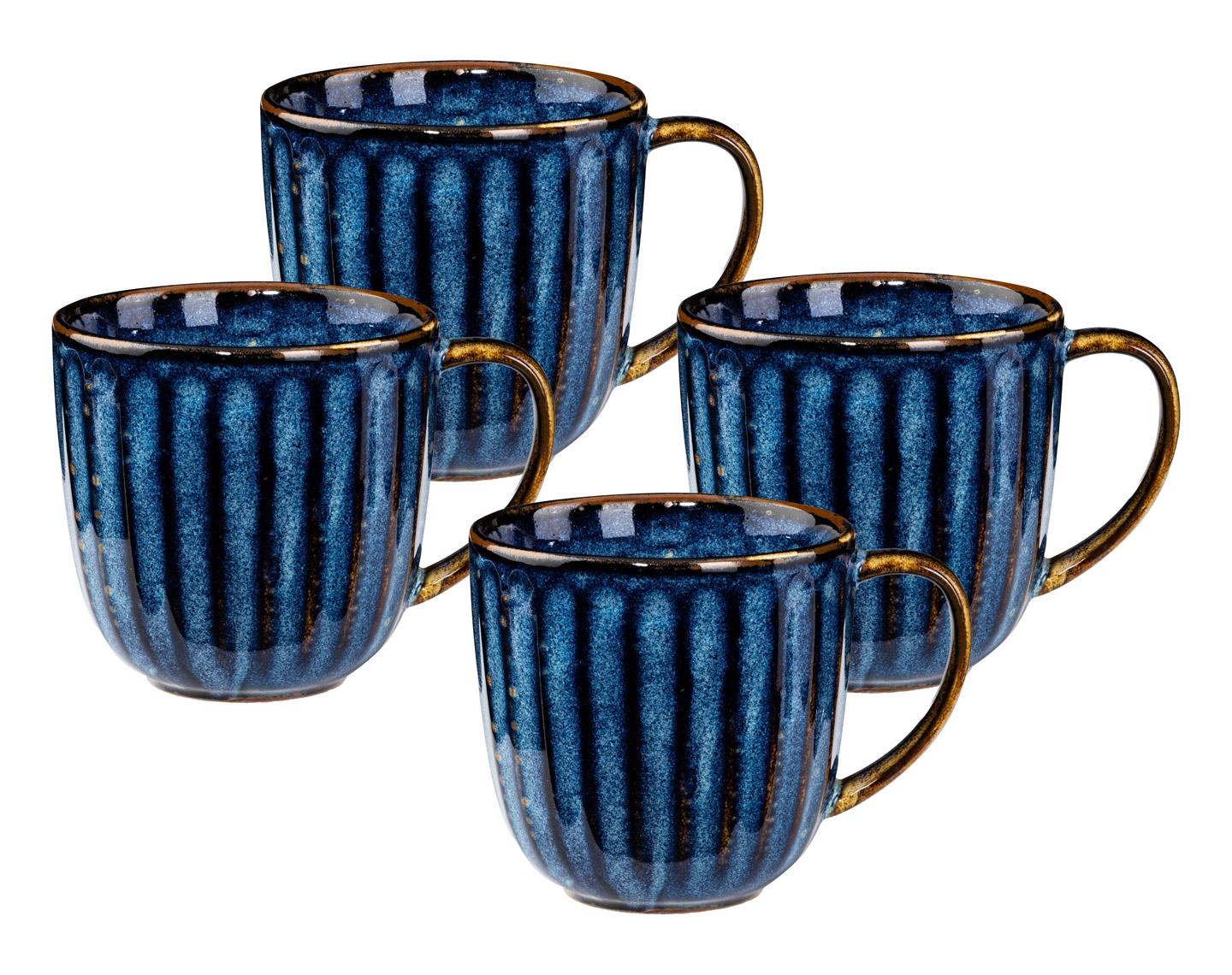 Mug 4 pcs. Deep Blue