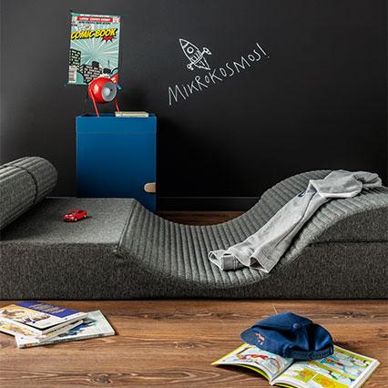 Crawling Mattress with bolster II arrangement