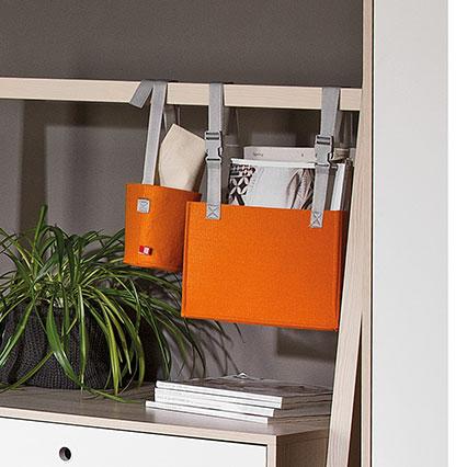 Orange vertical organizer Ordo Spot Young arrangement