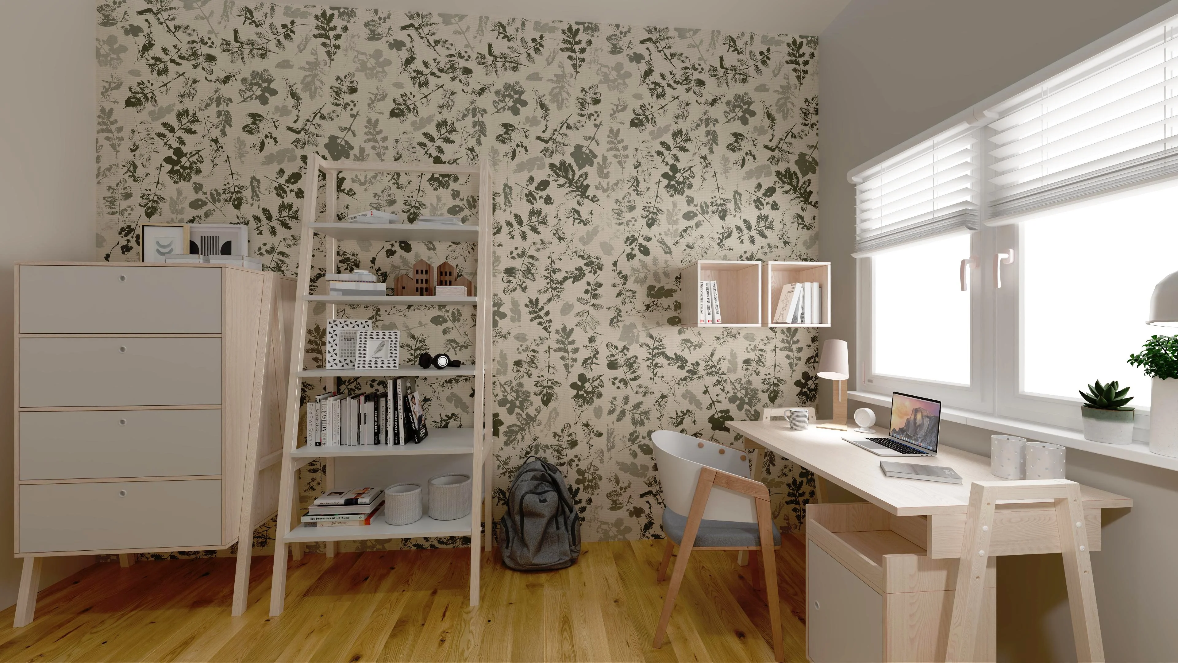 Minimalistyczny pokój dziecka inspirowany naturą