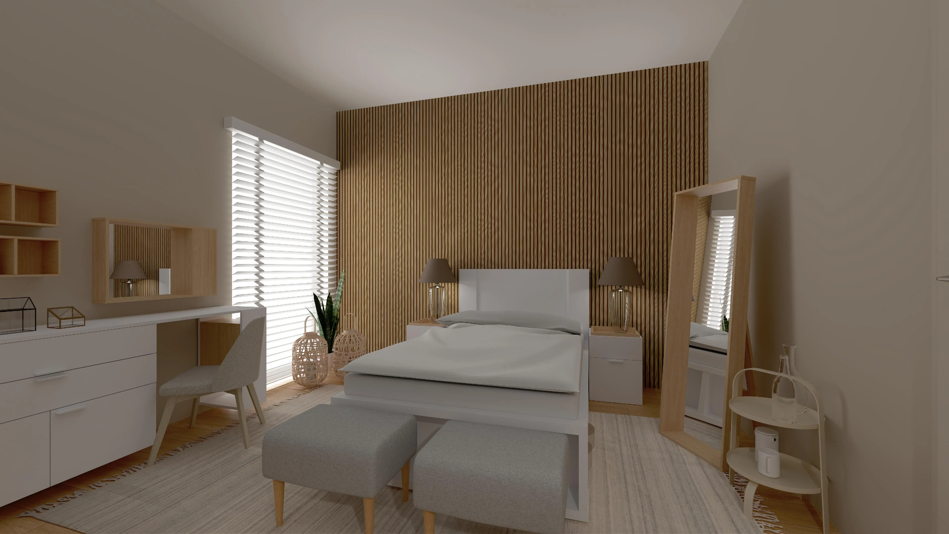 Atmospheric boho bedroom