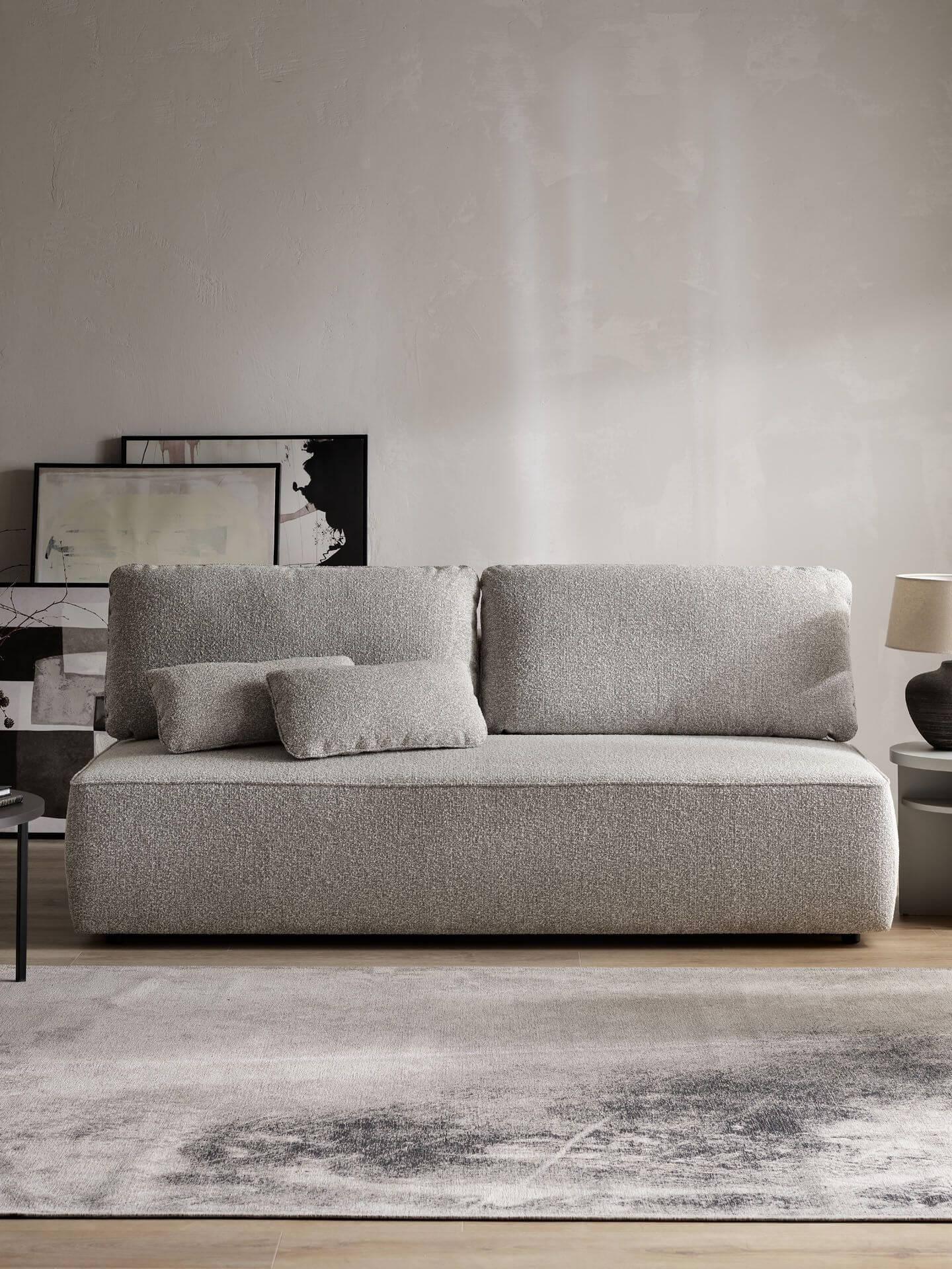 sofa w tkaninie monet silver