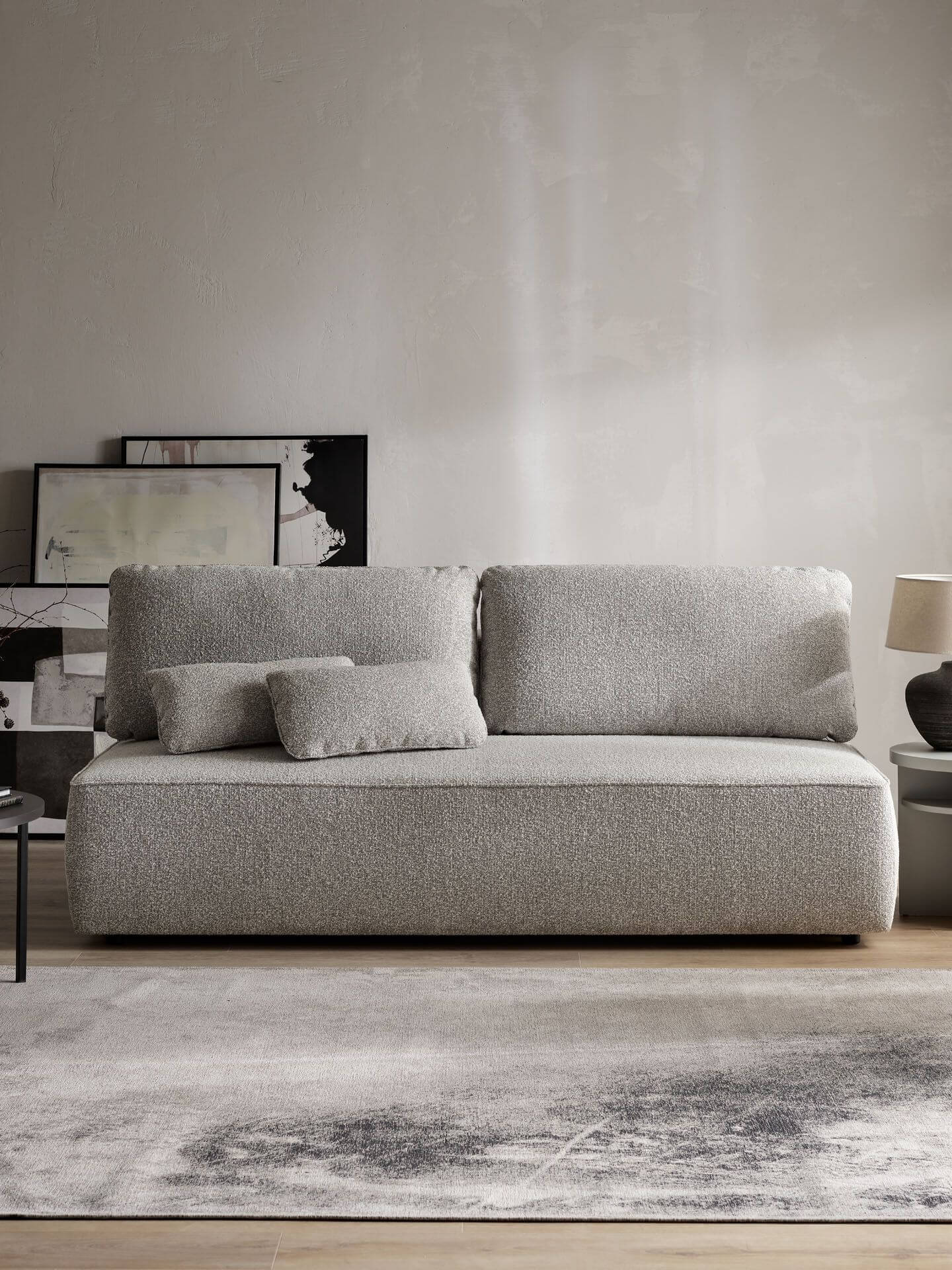 sofa w tkaninie monet silver