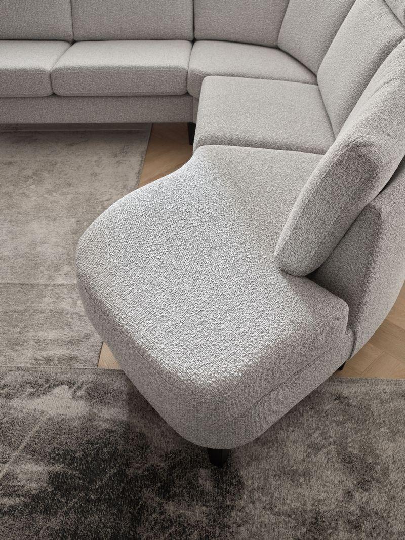 nowoczesna sofa w tkaninie monet