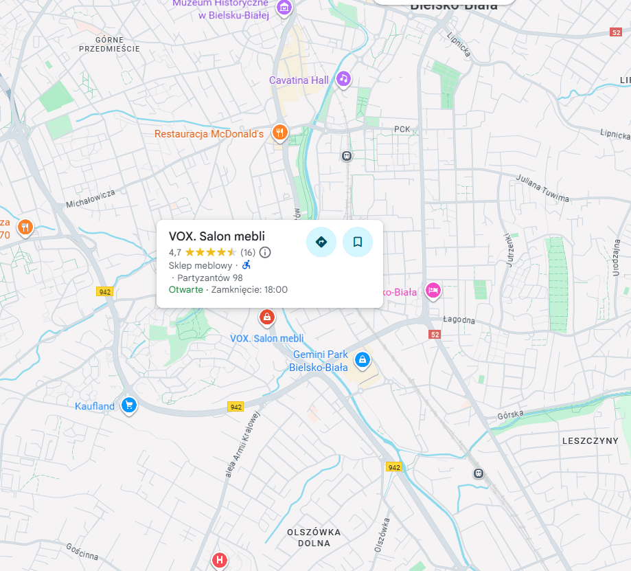 Zapraszamy do salonu VOX