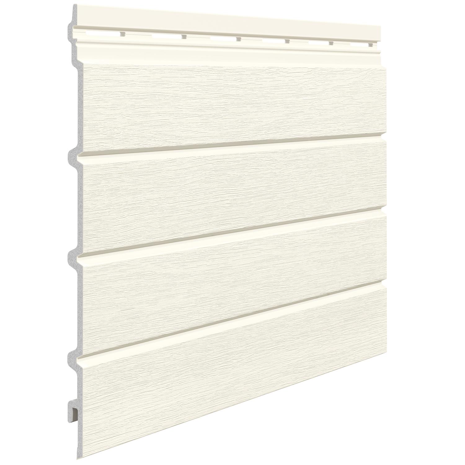 Okładzina elewacyjna Kerrafront, Modern Wood, White, deska poczwórna