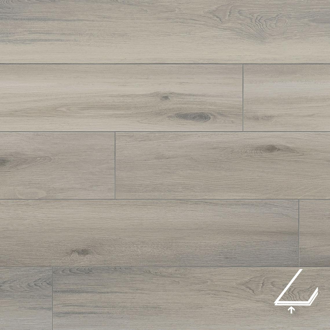 Rigid core flooring with integrated underlay IXPE VOX Rigio Oak Demes