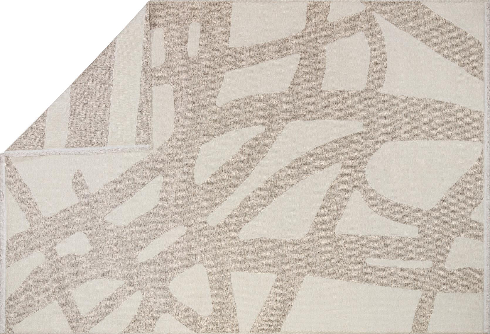 Boucle Cream Abstract Carpet