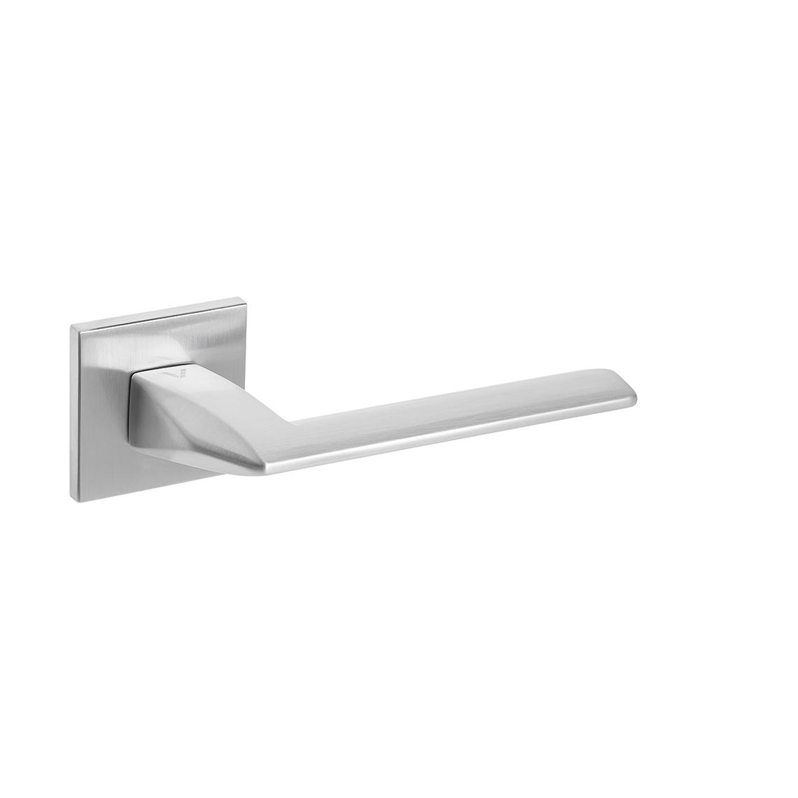 Klamka Ever Fit Chrom-Satyna szyld kwadratowy