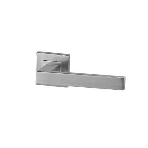 Klamka ze stali nierdzewnej INOX Quattro Slim szyld kwadratowy