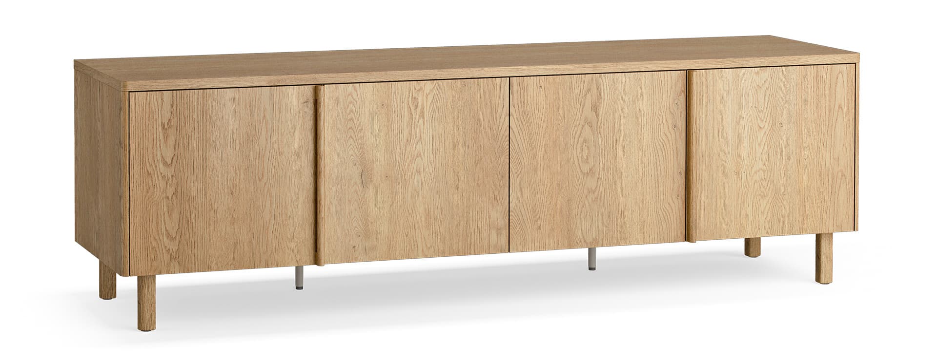 Komoda szeroka z szufladami z oświetleniem Well