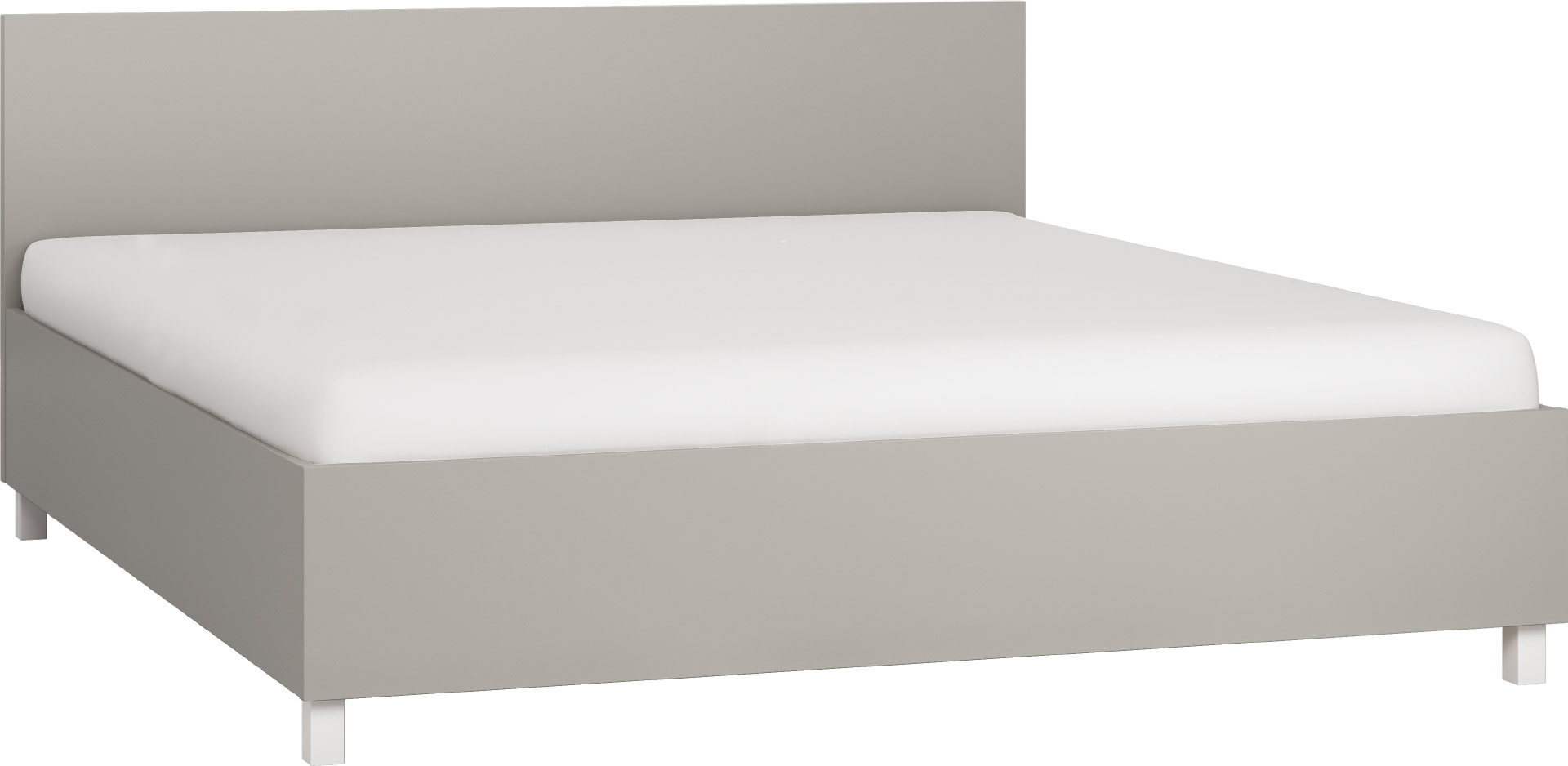 Łóżko 180x200 szare Simple