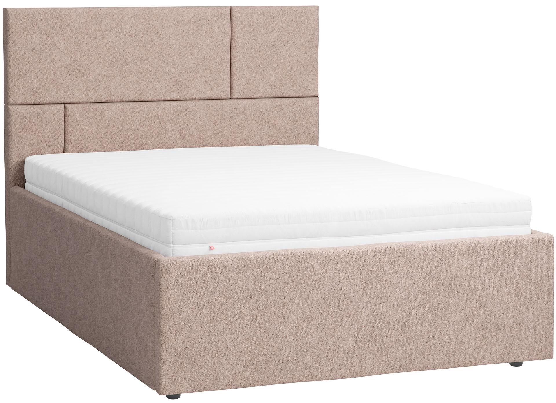 Upholstered bed with large container 140x200 Geometric