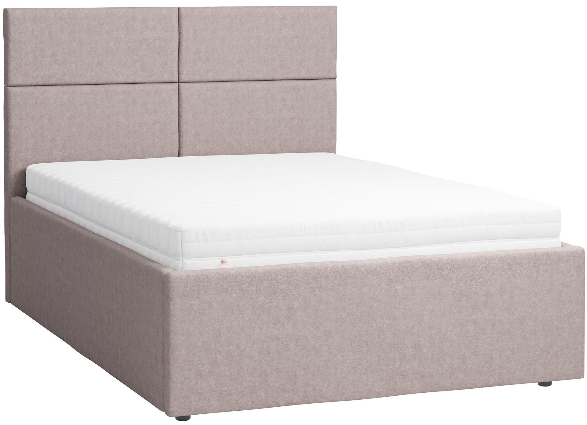 Upholstered bed with large container 140x200 Quatro