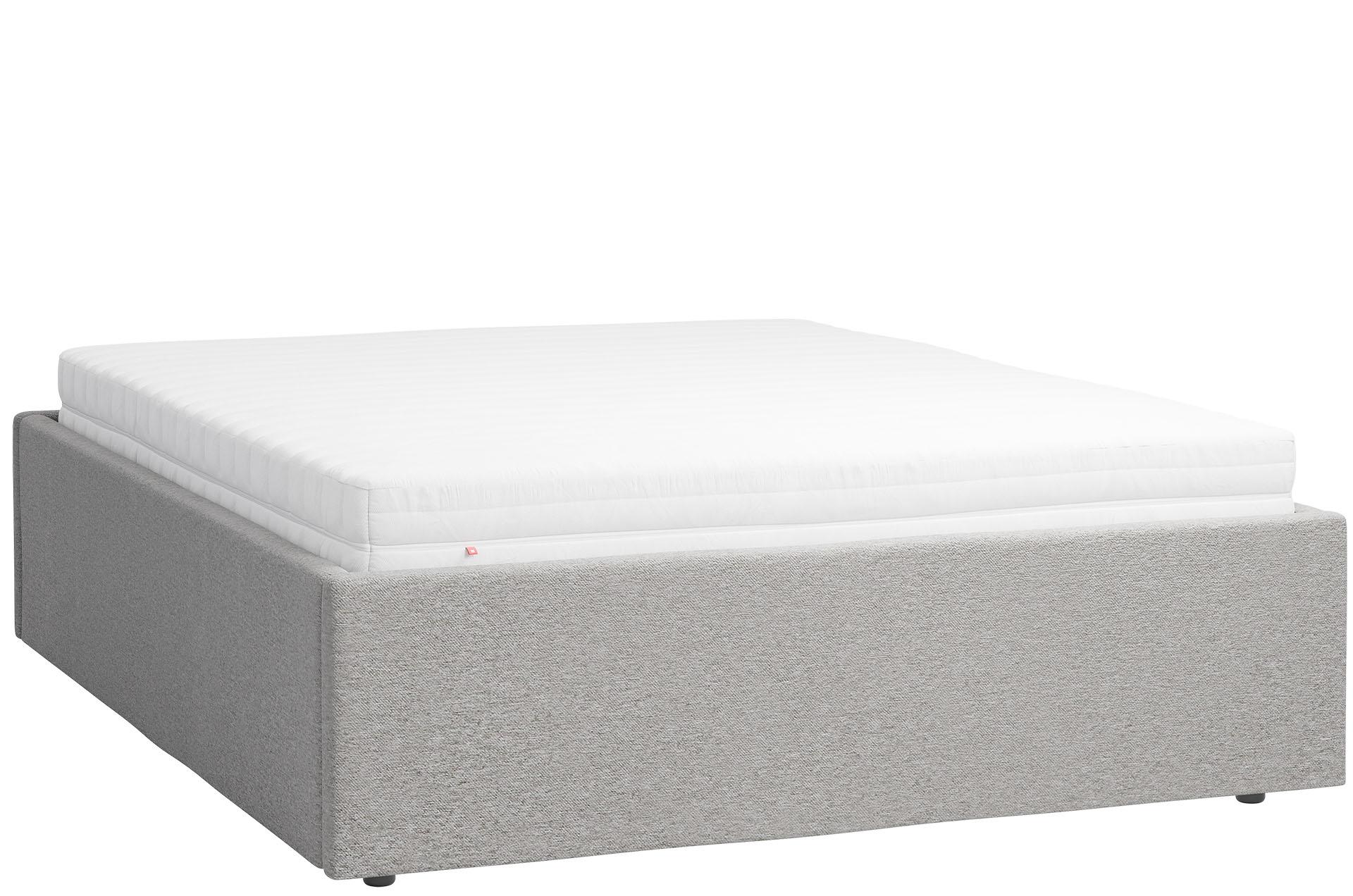 Upholstered bed with large container 160x200 Basic