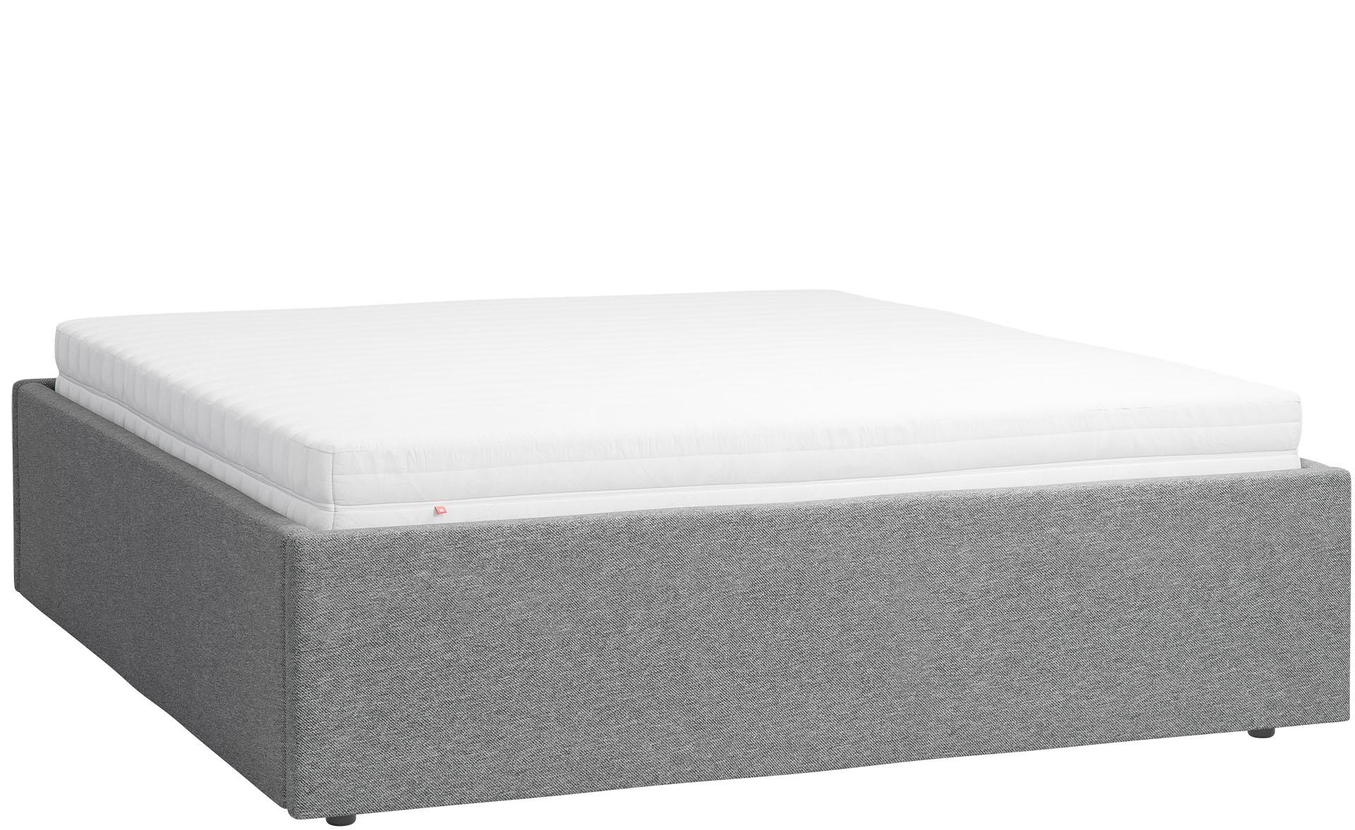 Upholstered bed with large container 180x200 Basic