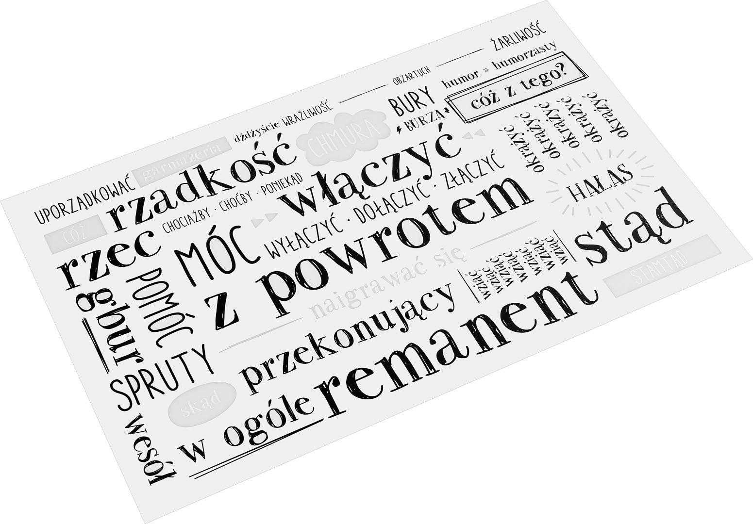 Podkład na biurko Ortografia