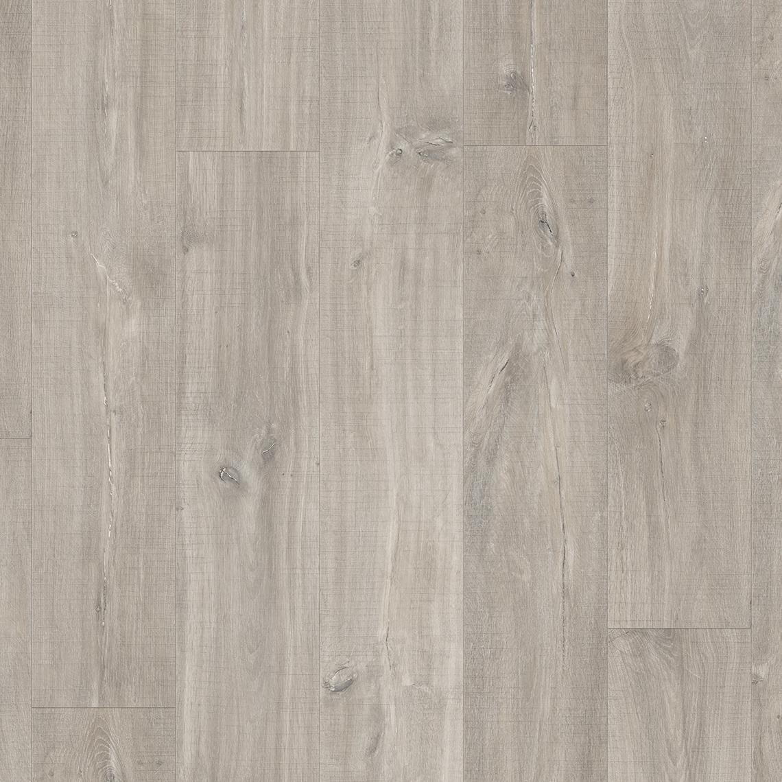 Panele winylowe Quick Step Blos base Dąb Canyon szary ze śladami cięcia piłą AVSPT40030