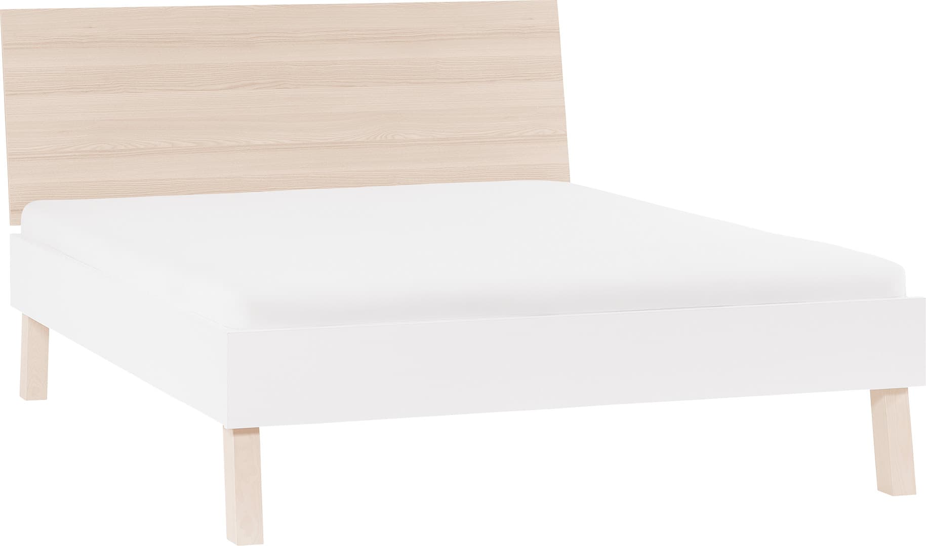 Łóżko 2-osobowe ze szczytem płaskim Spot