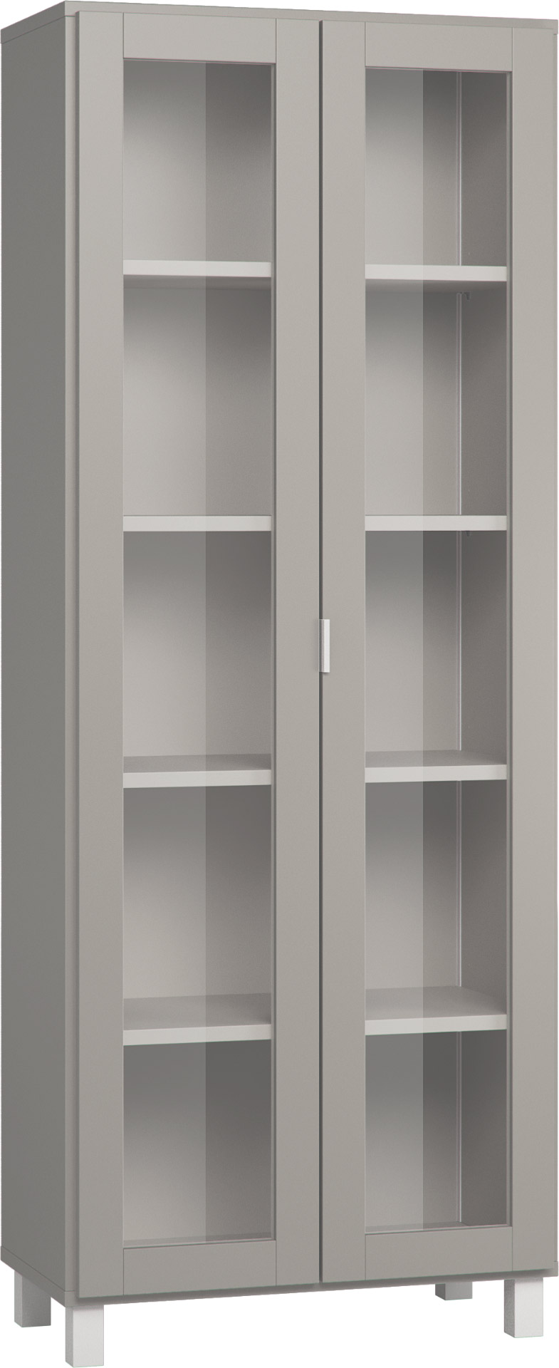 Witryna szeroka szara Simple