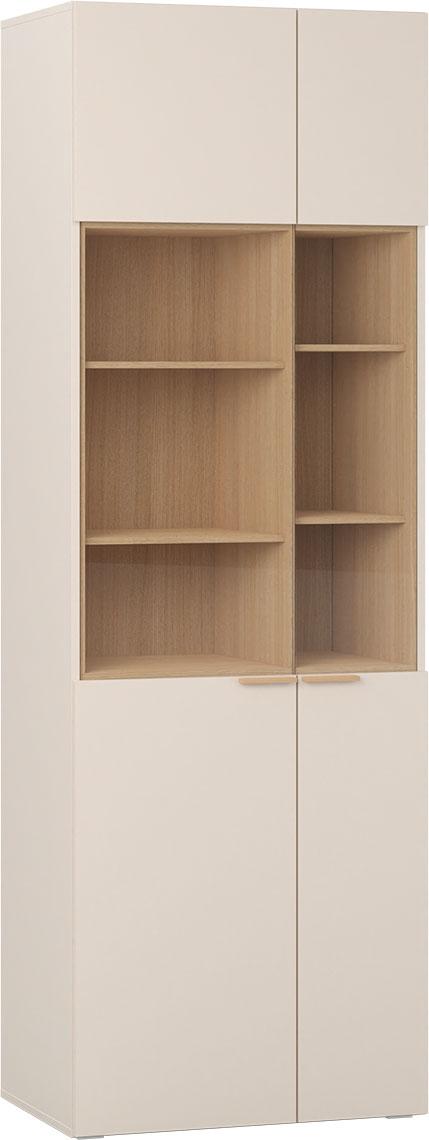 Wide glass cabinet with lighting 4 You Fresh