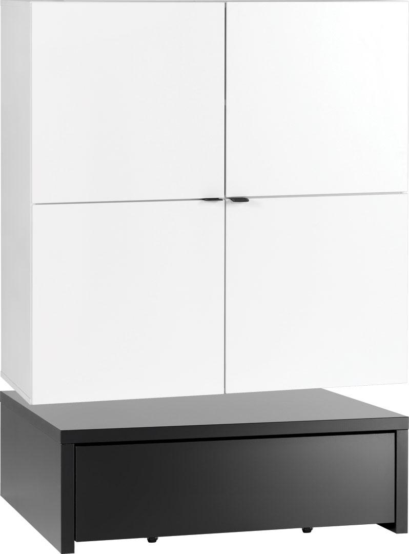 Wide chest of drawers with base 106x95 Young Users