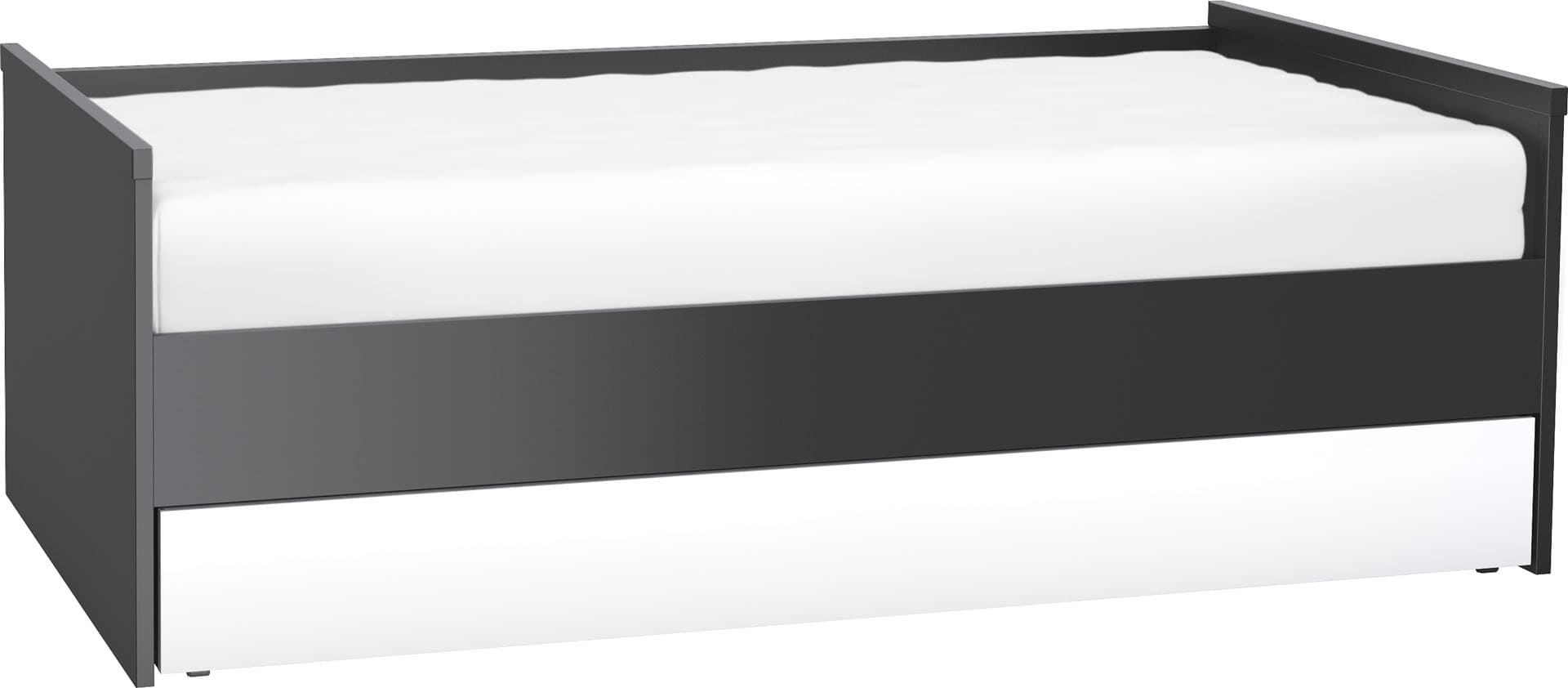 Kanapa z podnoszonym stelażem i łóżkiem dolnym Young Users