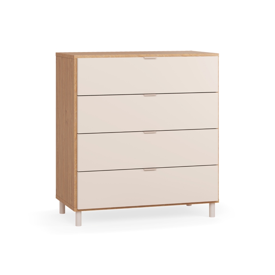 Chest of drawers with functional slat Simple