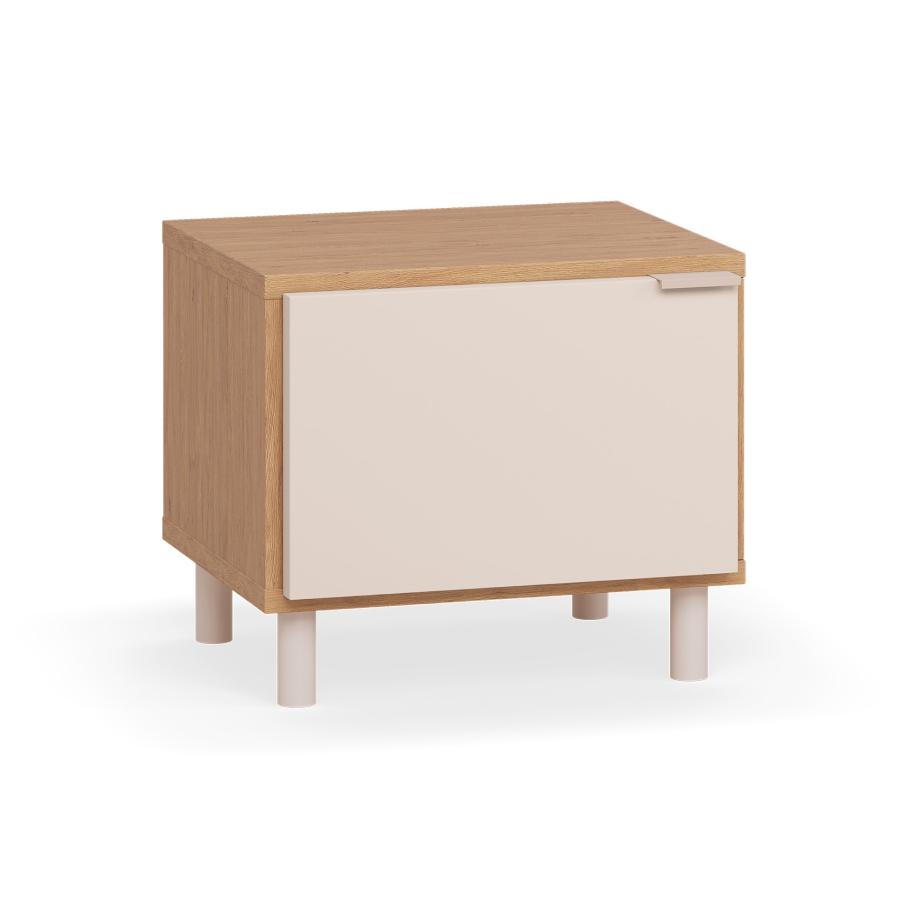 Bedside table with doors Simple