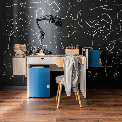 Panele podłogowe VOX Querra Classic Dąb Concord Brązowy aranżacja