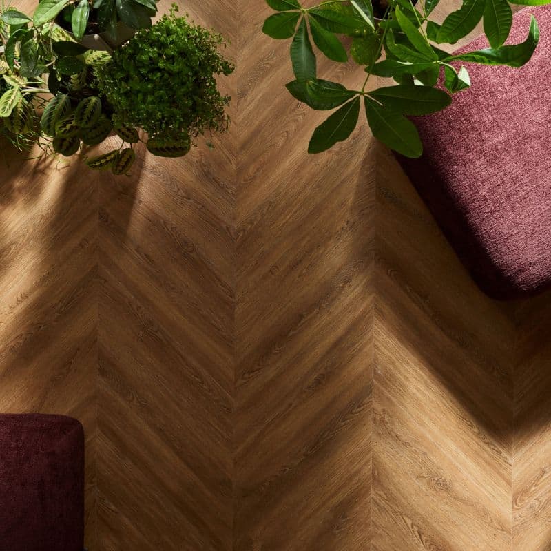 Panele SPC VINTRA Calvi Oak aranżacja
