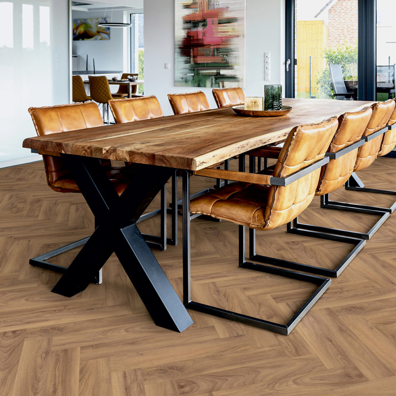 Panele podłogowe Ter Hürne Herringbone Edition Dąb Cottage arrangement