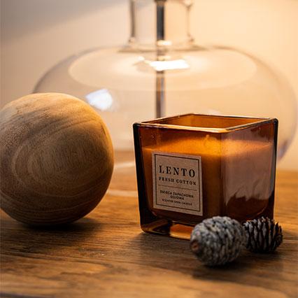 Lento small scented candle arrangement