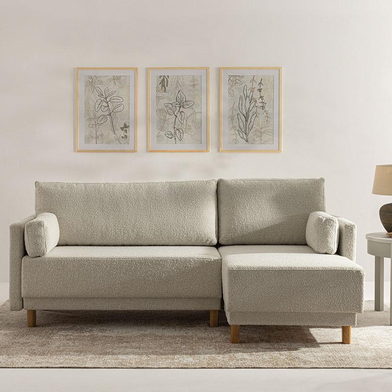 Corner sofa with sleeping function Todos Slim arrangement