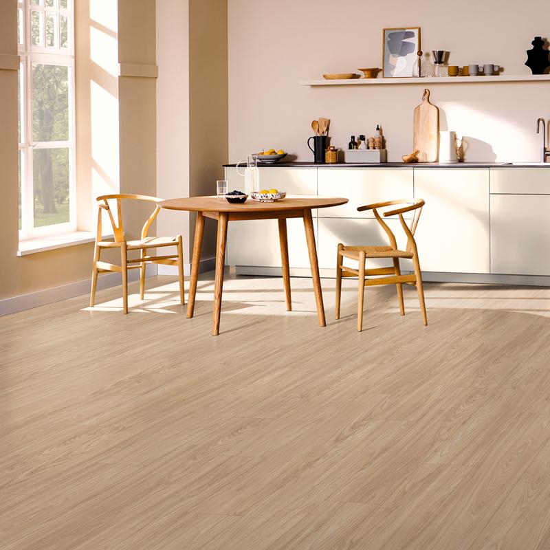 Panele podłogowe EGGER Nature Sense Aqua+ 24H Classic Akacja Sheffield naturalna EL1242 aranżacja