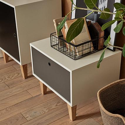 Bedside table Concept arrangement