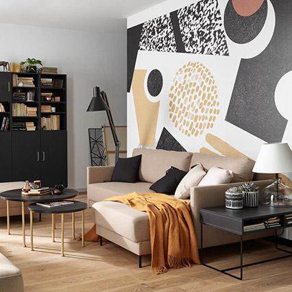 Corner sofa with function Estar arrangement