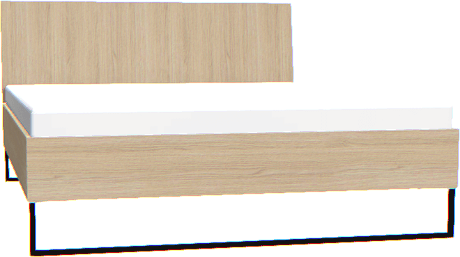 Łóżko 160x200 Creative dąb jasny