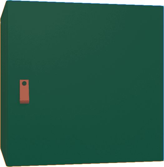 Półka regałowa kostka Creative zielony