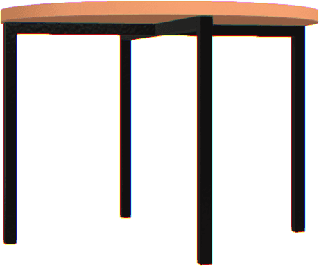 Stolik kawowy niski Creative nude