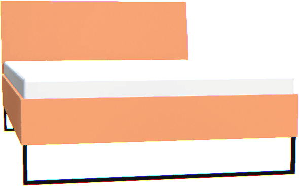 Łóżko 140x200 Creative nude