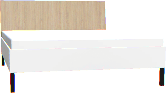 Łóżko 160x200 Creative białe