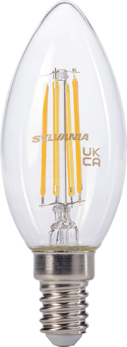 Żarówka LED Sylvania E14 Retro Filament Świeczka 4.5W 470LM 2700K
