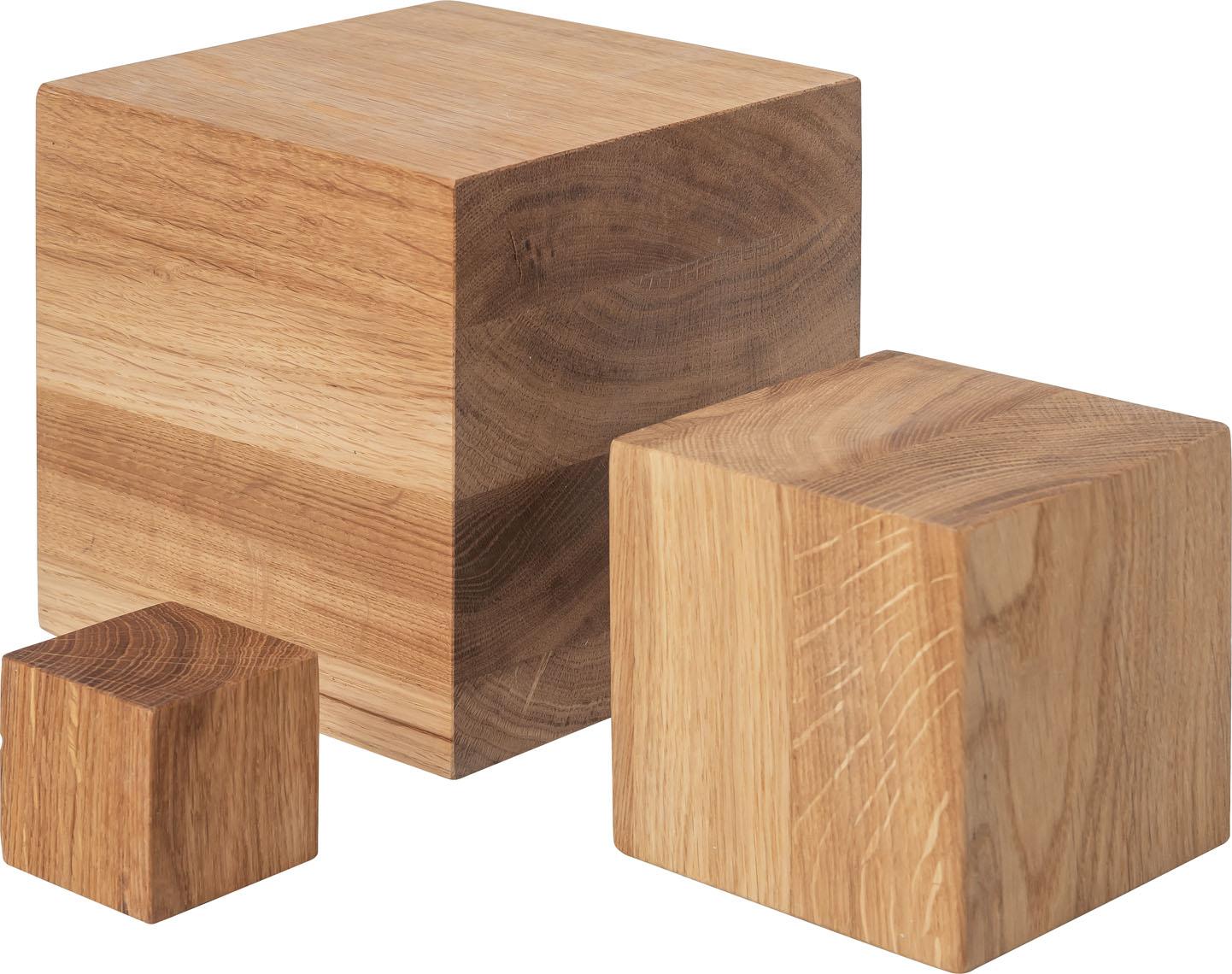 Wooden blocks set of 3 pcs.