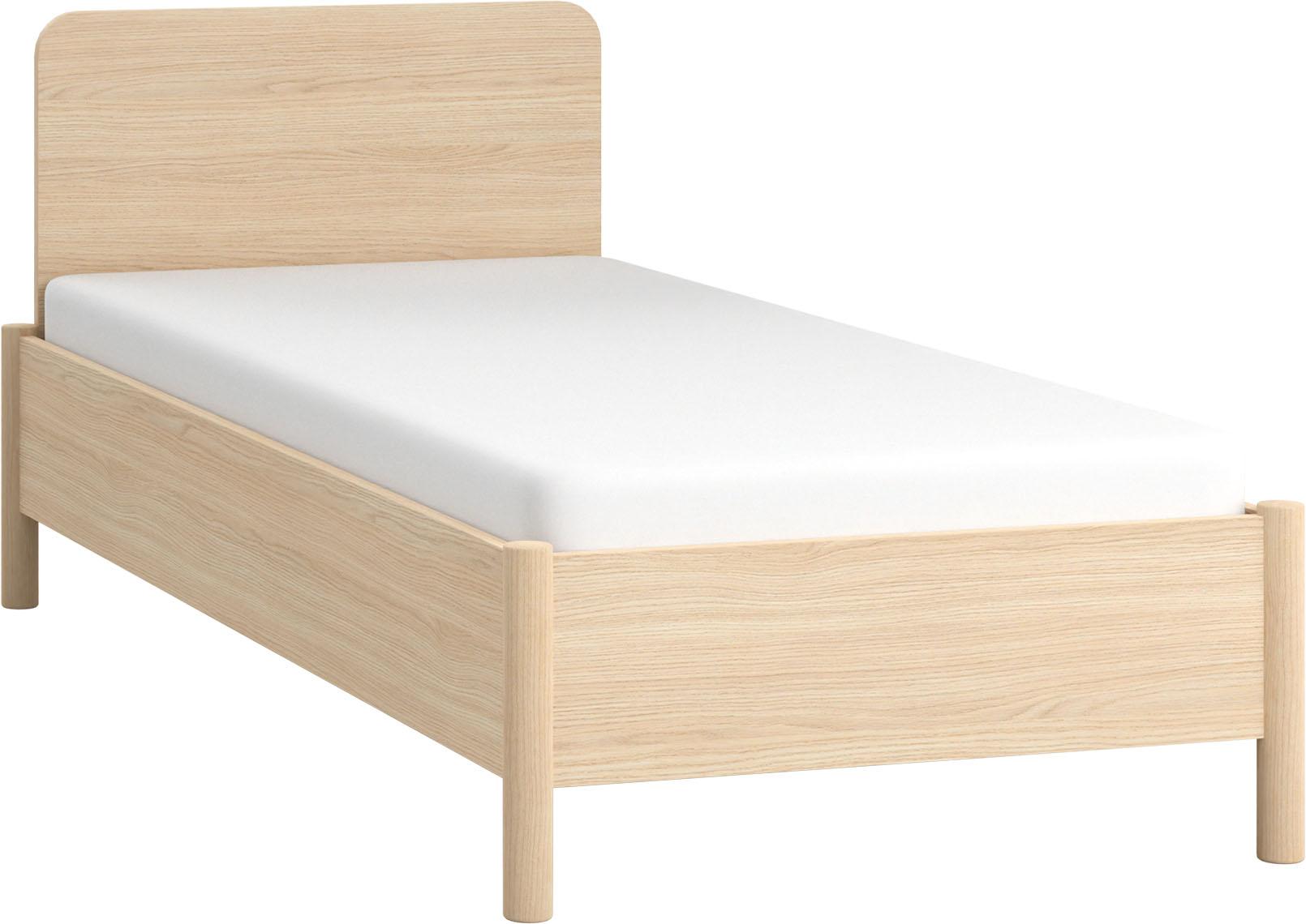 Łóżko 1-osobowe z wezgłowiem prostym 90x200 Omm